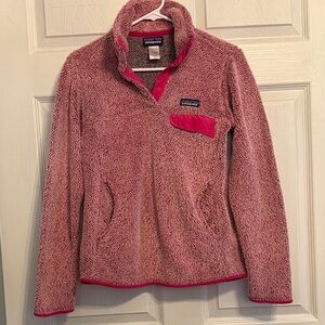 Patagonia Pink Re-tool Pullover-Small